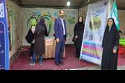 برپایی غرفه مرکز بهداشت جنوب تهران به مناسبت هفته سلامت در دهکده سلامت بوستان لاله