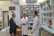 بازدید معاون وزیر بهداشت و رئیس سازمان غذا و دارو از مجموعه داروخانه های 13 آبان دانشگاه علوم پزشکی تهران