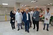 بازدید نوروزی معاون درمان دانشگاه علوم پزشکی تهران از بیمارستان‌های شریعتی و مرکز قلب 