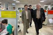 معاون توسعه مدیریت برنامه ریزی منابع دانشگاه علوم پزشکی تهران از دانشکده دندانپزشکی بازدید کرد