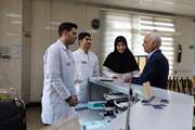 بازدید نوروزی عضو هیئت رئیسه دانشگاه علوم پزشکی تهران از بیمارستان‌های روزبه و فارابی