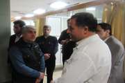 بازدید شبانه شهردار  منطقه 17 از مصدومان چهارشنبه سوری در بیمارستان ضیائیان