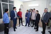 بازدید معاون دانشجویی فرهنگی دانشگاه از خوابگاه های پسرانه انقلاب 1 تا 6