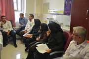 تیم مدیریت ایمنی مجتمع بیمارستانی امام خمینی (ره) از بخش ICU کانسر بازدید کرد