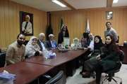 نشست رئیس دفتر ارتباط با دانش آموختگان با کارکنان این دفتر در آستانه نوروز 98