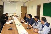 برگزاری جلسه کمیته بهداشت محیط و بهداشت حرفه‌ای در بیمارستان ضیائیان