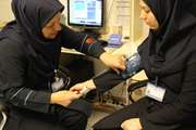 گزارش پیشرفت طرح ملی بسیج کنترل فشار خون در بیمارستان جامع بانوان آرش