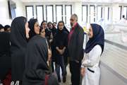 بازدید دانش آموزان مدرسه غیر دولتی ترنم شهرستان خمین از دانشکده دندان پزشکی در دومین روز از هفته سلامت