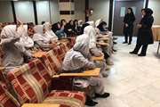 برگزاری جلسه آموزشی مترون با کمک بهیارهای بیمارستان آرش 