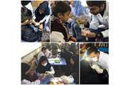 غربالگری حدود 100 کودک موسسه خیریه پدر مهربان توسط کانون دانشجویی خیریه مهریار دانشکده دندانپزشکی