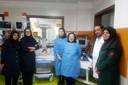 درمان نوزاد مبتلا به رتینوپاتی در تخت NICU توسط تیم مشترک بیمارستان های فارابی و یاس