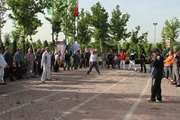 همایش صبحگاهی در بوستان شهدای چهاردانگه
