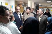 بازدید شبانه وزیر بهداشت و رییس دانشگاه از بیمارستان ضیاییان در سیزدهمین شب از ماه مبارک رمضان