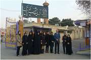 عیادت جمعی از دانشجویان دانشکده فناوری های نوین پزشکی از سالمندان آسایشگاه کهریزک