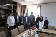 حضور شهردار منطقه 12 تهران به مناسبت تبریک روز پزشک در بیمارستان پوست رازی