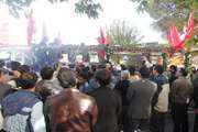 مراسم تشییع شهدای مدافع حرم در منطقه 17 جنب بیمارستان ضیاییان برگزار شد