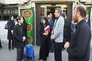 بدرقه کاروان بسیج جامعه پزشکی و کارکنان دانشگاه علوم پزشکی تهران در اربعین حسینی 