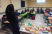 برپایی جشنواره غذا به مناسبت روز جهانی تخم‌مرغ در مدرسه شهدای گمنام در بخش چهاردانگه