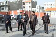 بازدید دکتر رضایی معاون درمان دانشگاه از کلینیک دندانپزشکی تجمیعی شهرستان