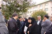 بازدید وزیر بهداشت و رئیس دانشگاه از پروژه ساختمانی بیمارستان جامع زنان