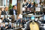 حضور دکتر عرب خردمند نماینده سرپرست دانشگاه در جلسه روسای بخشهای مجتمع بیمارستانی امام خمینی(ره)