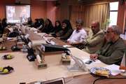 بحث و تبادل نظر معاون غذا وداروبا پرسنل حوزه مدیریت نظارت بر امور دارو و مواد مخدر