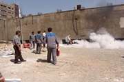 برگزاری کلاس تئوری و عملی اطفاء حریق در بیمارستان زنان
