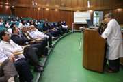 برگزاری مراسم آغاز سال تحصیلی جدید در بیمارستان دکتر شریعتی