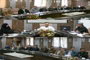 دکتر خراسانی رئیس مجتمع بیمارستانی امام خمینی (ره) بامسئولین برخی واحدهای مجتمع تشکیل جلسه داد