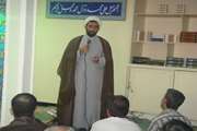سخنرایی حجت الاسلام فقیه به مناسبت شهادت امام صادق (ع) در بیمارستان ضیائیان