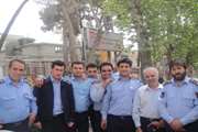 اهداء خون جمعی از پرسنل حفاظت فیزیکی بیمارستان مرکز طبی کودکان به مناسبت هفته سلامت در مرکز انتقال خون