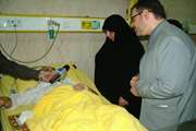 بازدید وزیربهداشت، درمان وآموزش پزشکی و رییس دانشگاه  از بیمارستان امیراعلم
