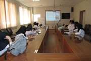 برگزاری کلاس آموزشی کنترل عفونت برای کارورزان در مرکز طبی کودکان  قطب علمی اطفال کشور