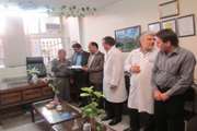برگزاری مراسم جشن بازنشستگی رییس امور اداری بیمارستان بهرامی
