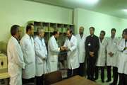 برگزاری مراسم تودیع و معارفه مسئول پذیرش و مدارک پزشکی مرکز آموزشی، تحقیقاتی و درمانی قلب و عروق شهید رجائی