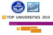 UT and TUMS in the Latest World University Ranking by QS in 2010