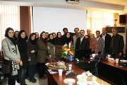 تودیع بازنشستگی یک همکار در مرکز بهداشت جنوب تهران