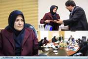 تجلیل از منصوره علی اصغر پور در جلسه هیئت رئیسه دانشکده پرستاری و مامایی
