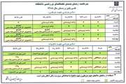 برنامه زمان بندی سالن های یاریقلی و دلخواه اعلام شد