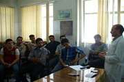 برگزاری جلسات آموزشی به مناسبت هفته ملی بدون دخانیات در مرکز بهداشتی و درمانی قائمیه
