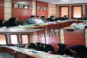حضور دکتر نمازی و ارزیابان عملکرد ستادی دانشگاه در دانشکده دندانپزشکی