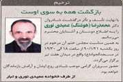 درگذشت دکتر محمد رضا عمیدی نوری از خیرین سلامت