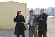 بازدید از کانکس‌های بیمارستان صحرایی در شهرستان اسلامشهر