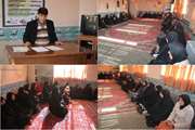 برگزاری جلسه آموزشی تغذیه جهت اولیاء دانش آموزان توسط شبکه بهداشت ودرمان اسلامشهر