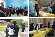 تیم اجرایی کمپین آگاهی بخشی حرفه داروسازی  در سومین روز کمپین مهمان بیمارستان امام خمینی بود