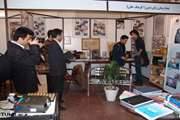 برپایی غرفه بیمارستان  زنان (میرزاکوچک خان) در اولین روز نمایشگاه تاریخچه دانشگاه