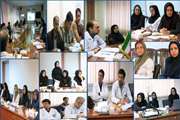 برگزاری  آموزش بهداشت حرفه ای در جلسه ارزیابی درونی