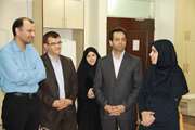 بازدید دکتر رشیدیان معاون بهداشت دانشگاه از واحدهای ستادی مرکز بهداشت جنوب تهران