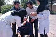 برگزاری مانور عملیاتی بحران در منطقه قیامدشت شبکه بهداشت شهرستان ری