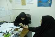انجام معاینات رایگان توسط شبکه بهداشت شهرستان ری در مراسم نماز عید سعید فطر